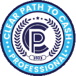 Clear Path To Cash CPTC Professional logo - 3s Smart Consulting by Karen Hairston Website Footer Logo Stop Growing Broke Start Growing Profit
