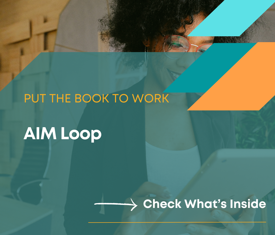 Put the Book to Work AIM Loop - 3s Smart Consulting - Karen Hairston Resources Page Image Template