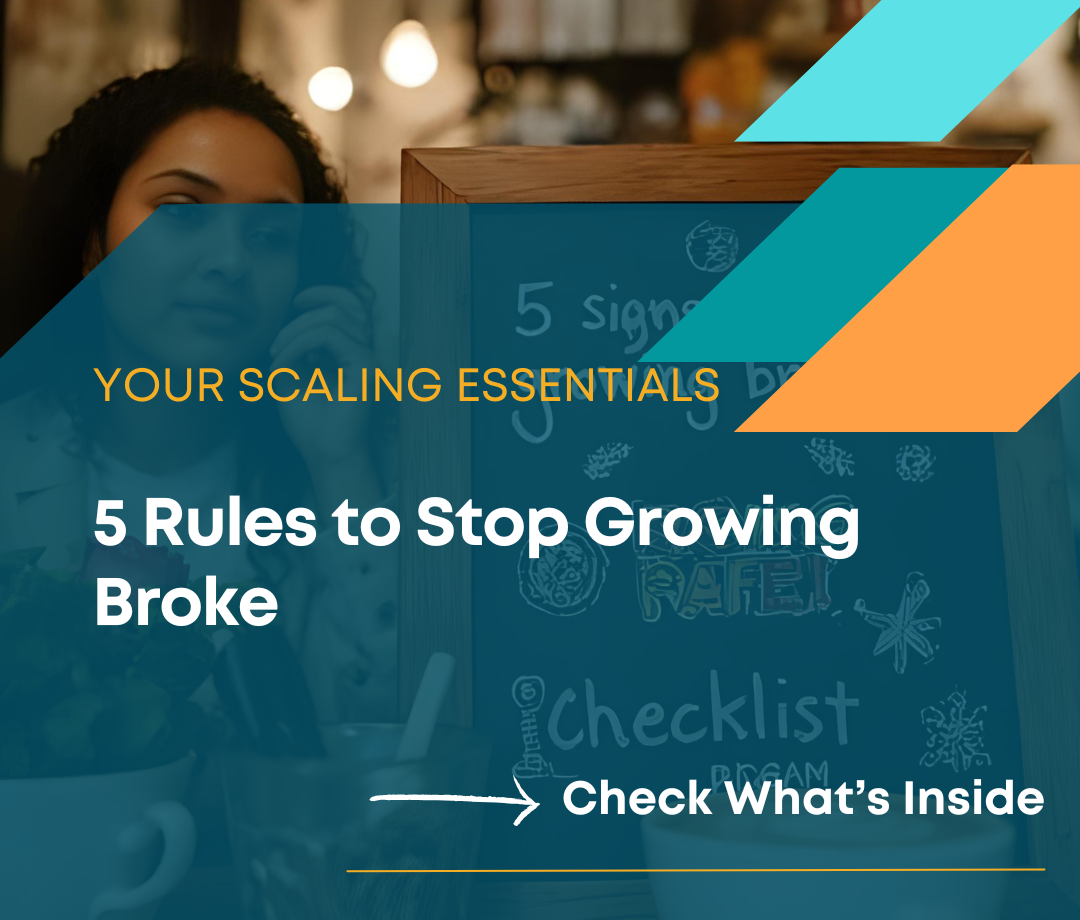 Your Scaling Essentials 5 Rules to Stop Growing Broke - 3s Smart Consulting - Karen Hairston Resources Page Image Template